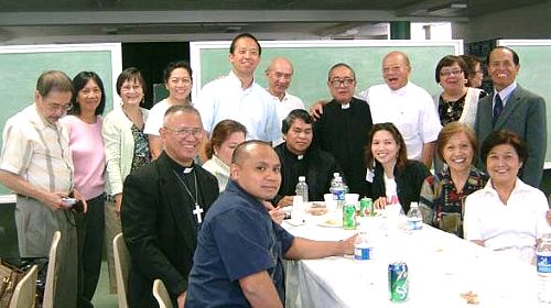Bishop Palma with Samarenos in California photo