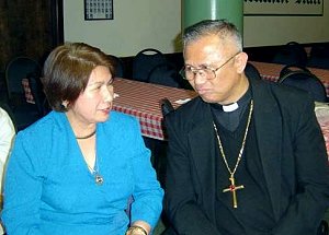 Bishop Palma with Esdras Cleofe Romao-Villanueva photo